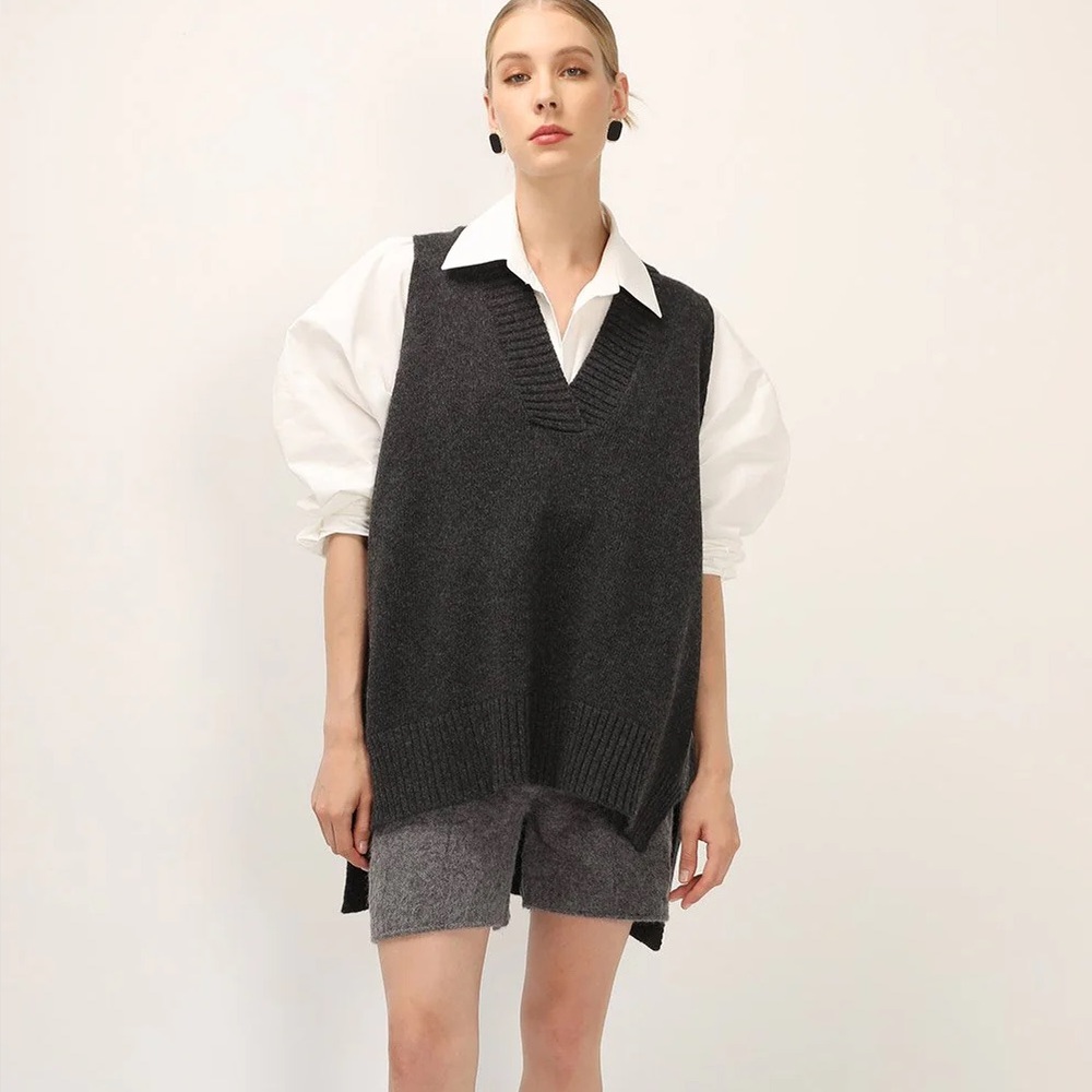 Storets Lyla Oversized Knit Vest